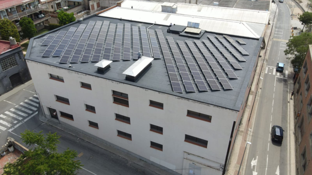 Foto aérea de instalaciones fotovoltaicas en SPLENDA